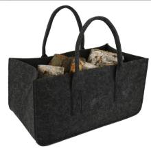 felt shopper newspaper storage bag felt bag for firewood felt basket
